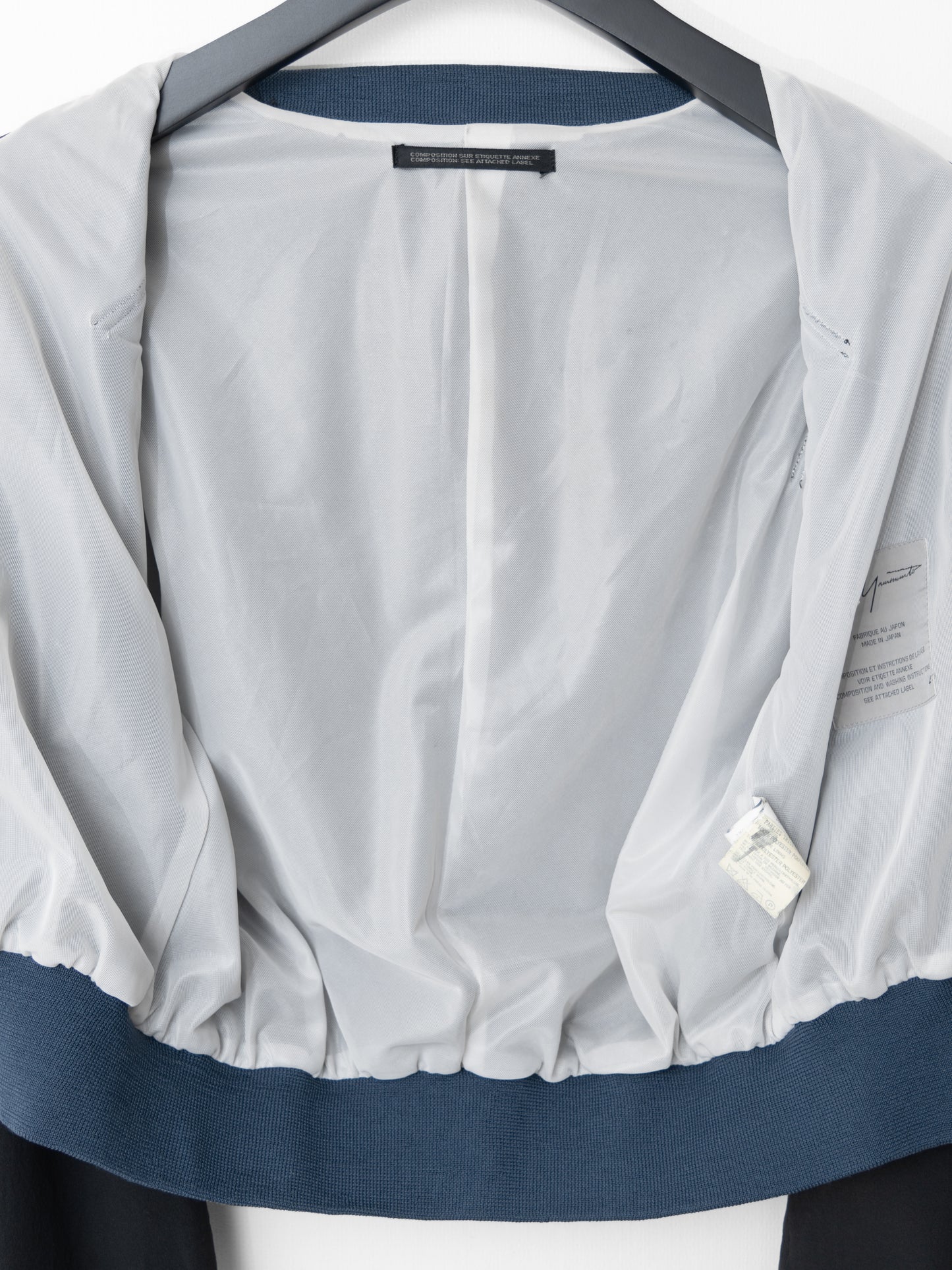 s/s 02 zip front blouson ∙ silk ∙ small