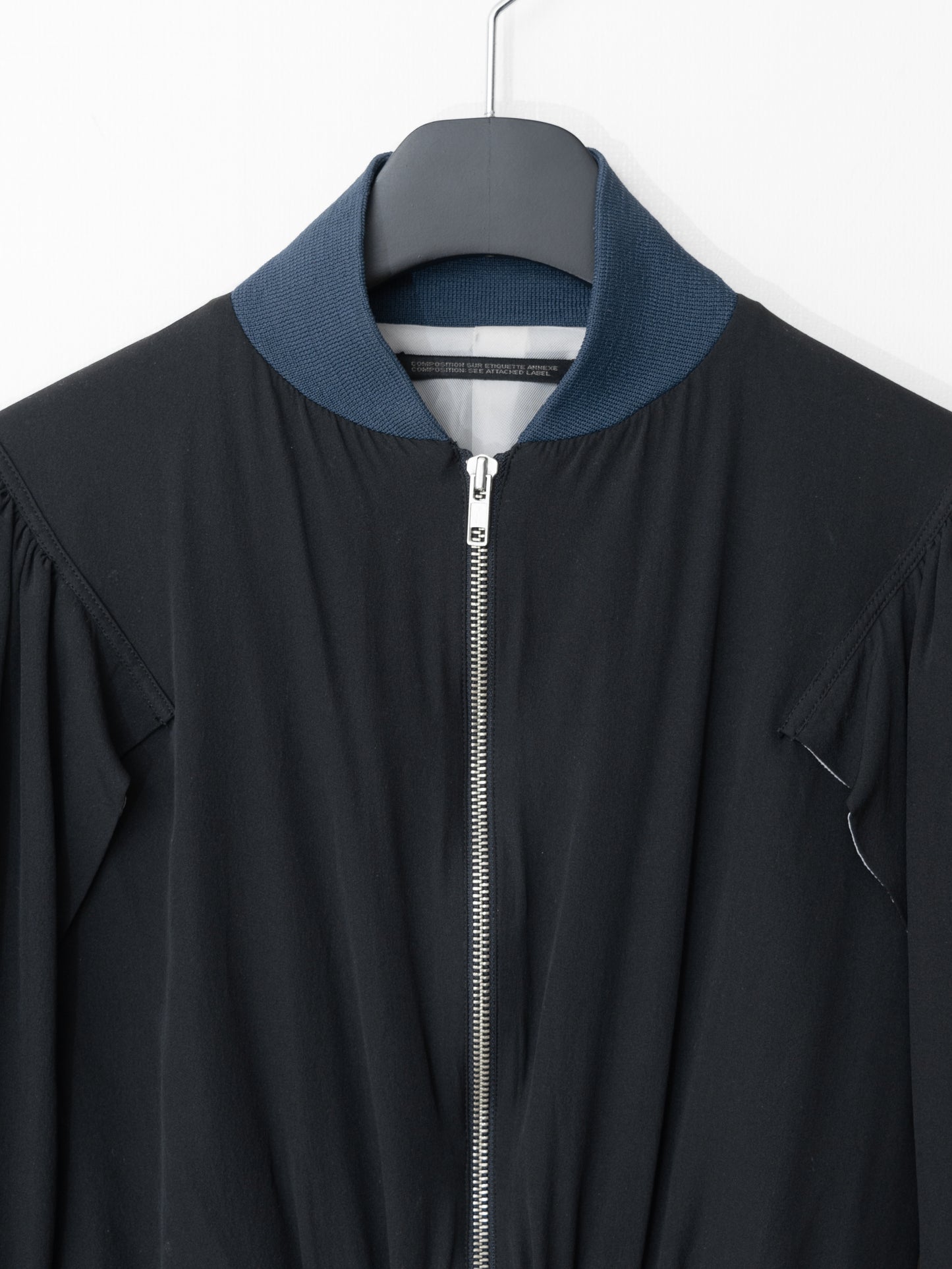 s/s 02 zip front blouson ∙ silk ∙ small
