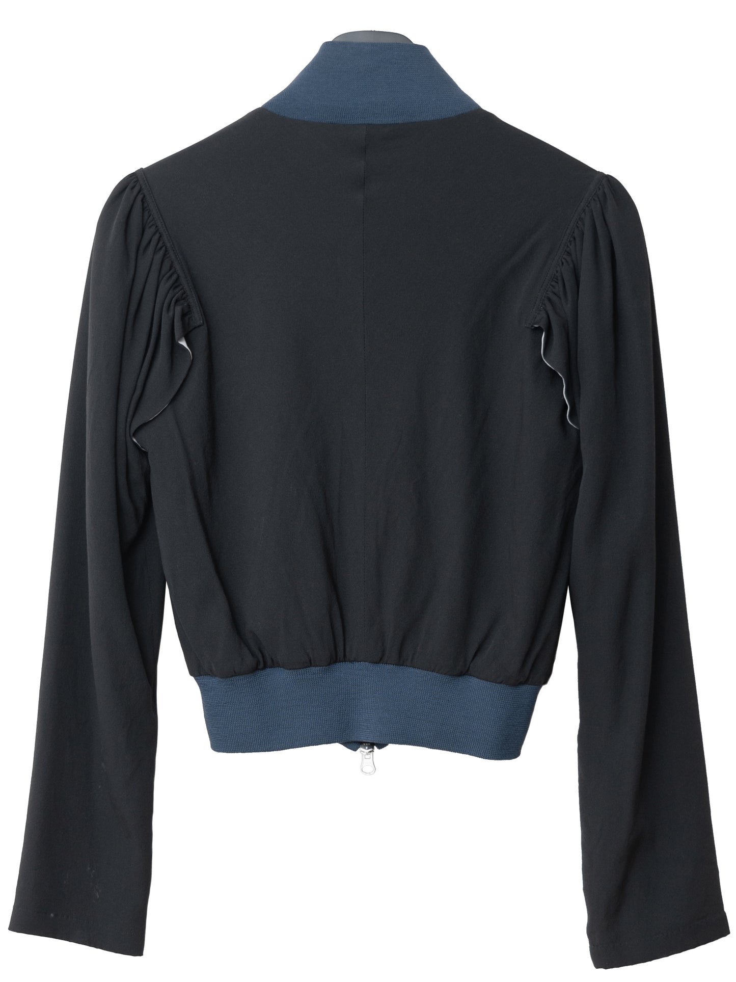 s/s 02 zip front blouson ∙ silk ∙ small