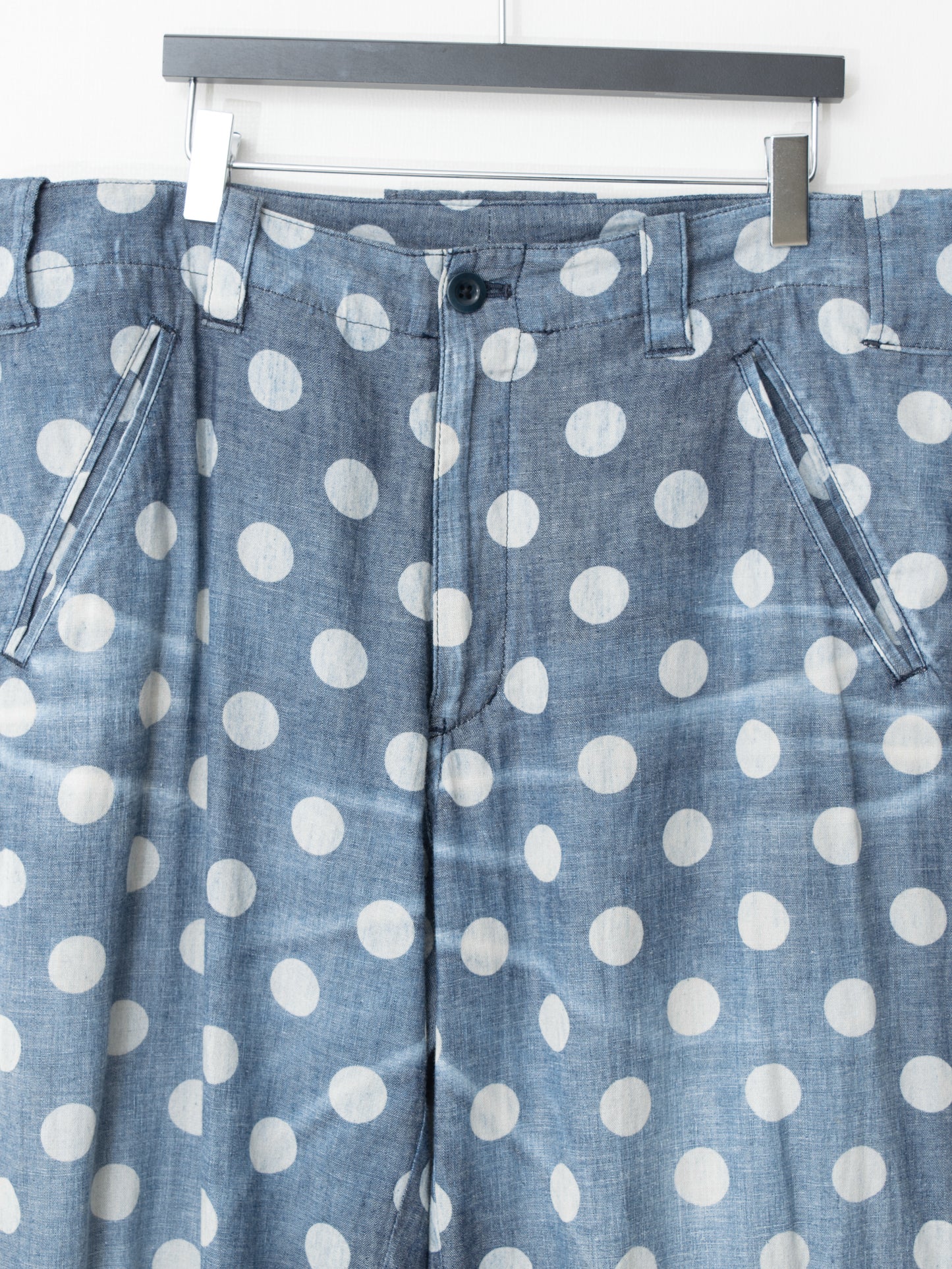 s/s 09 spotted horse polkadot pants ∙ cotton chambray ∙ medium