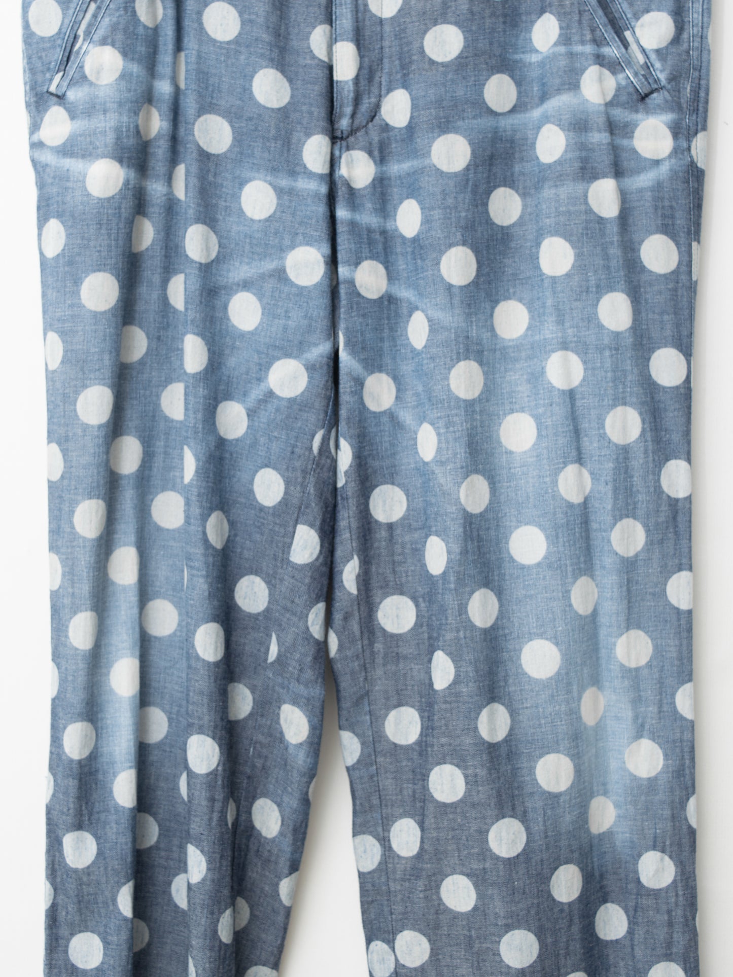 s/s 09 spotted horse polkadot pants ∙ cotton chambray ∙ medium