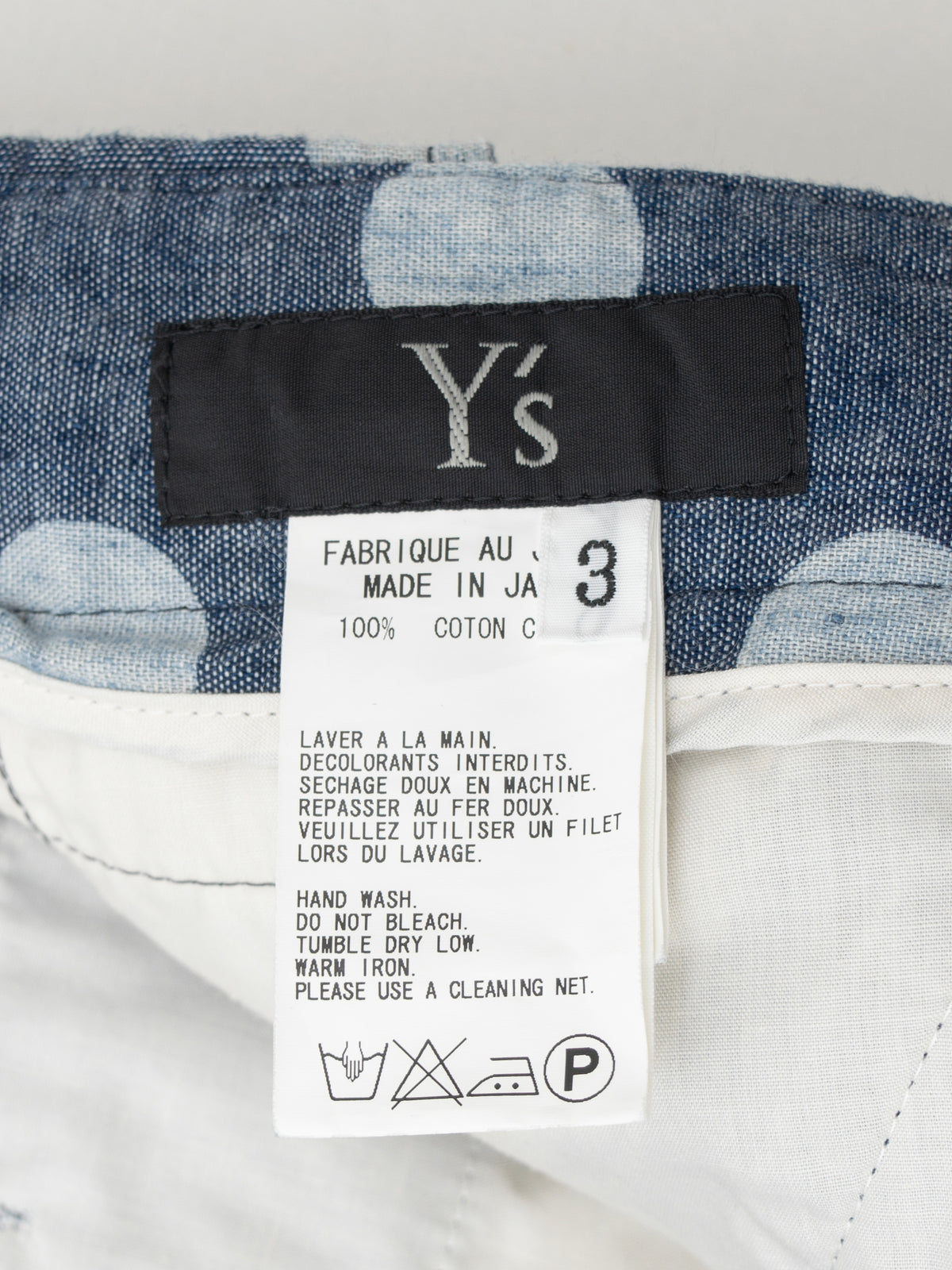 S/S 09 Spotted Horse Polkadot Pants Indigo