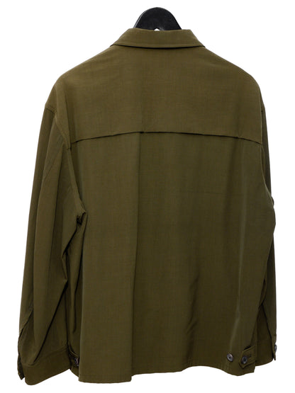 hidden front blouson olive ∙ wool ∙ medium