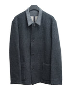 Faux Front Chore Jacket Charcoal