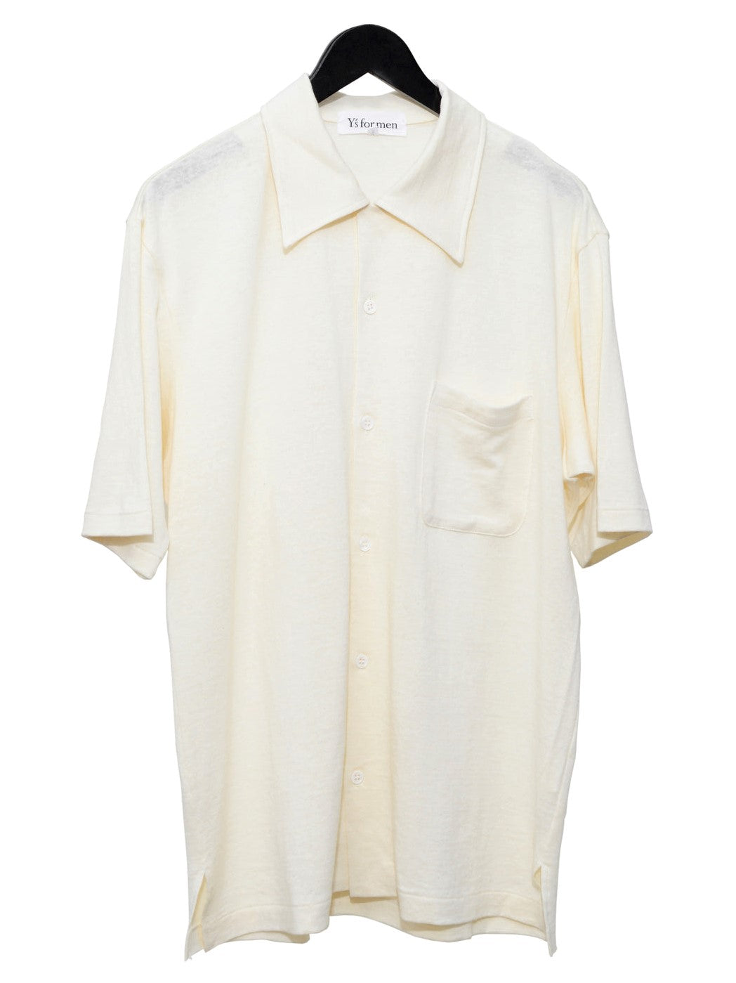 Open Collar Shirt Ivory