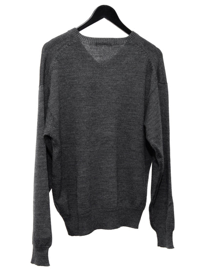 knit pullover dark grey ∙ wool ∙ one size