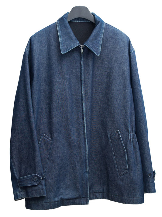 zip jacket indigo ∙ cotton denim ∙ large