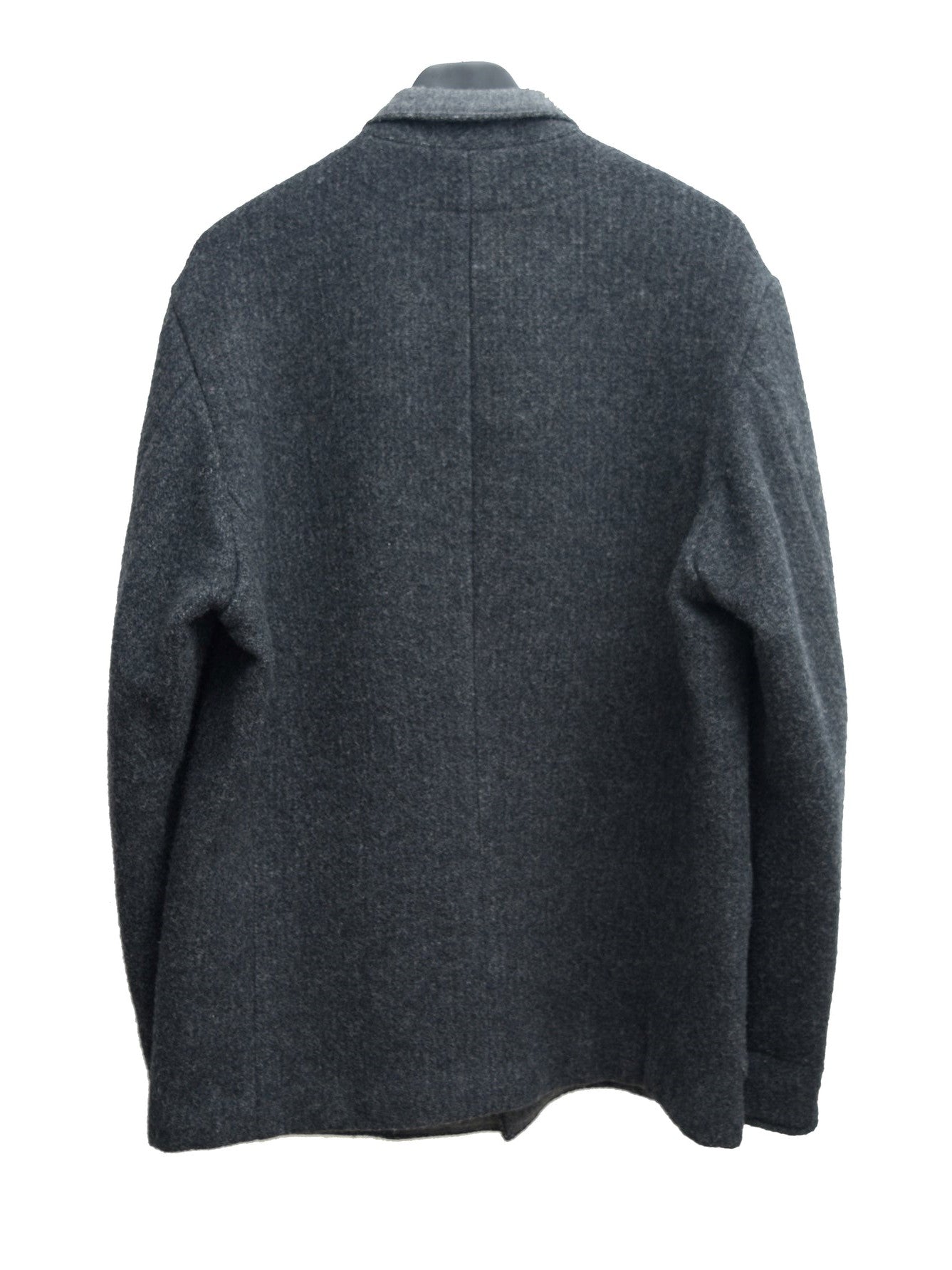faux front chore jacket charcoal ∙ wool nylon ∙ large