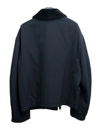 Fur Collar Blouson Navy