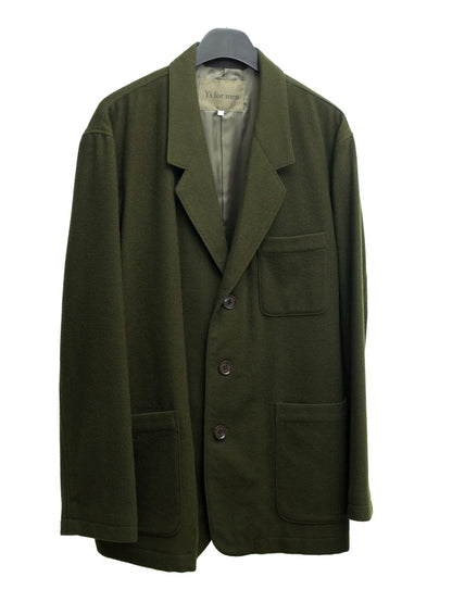 tailored jacket olive ∙ melton wool ∙ medium
