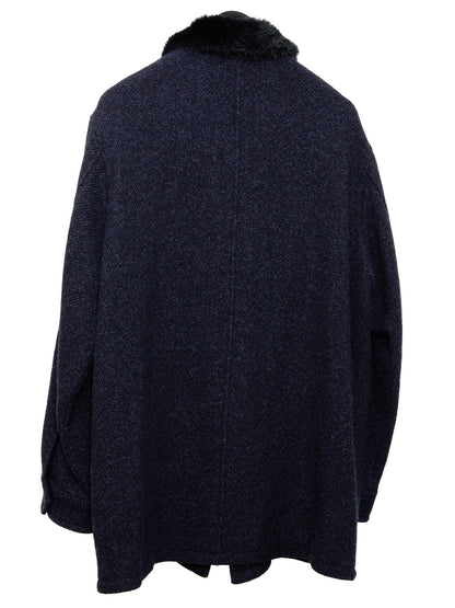 zip jacket navy ∙ wool nylon ∙ medium