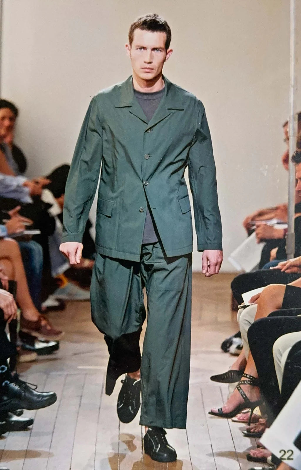 S/S 02 Coverall Jacket Lavender Grey
