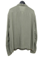 Button Front Blouson Sage