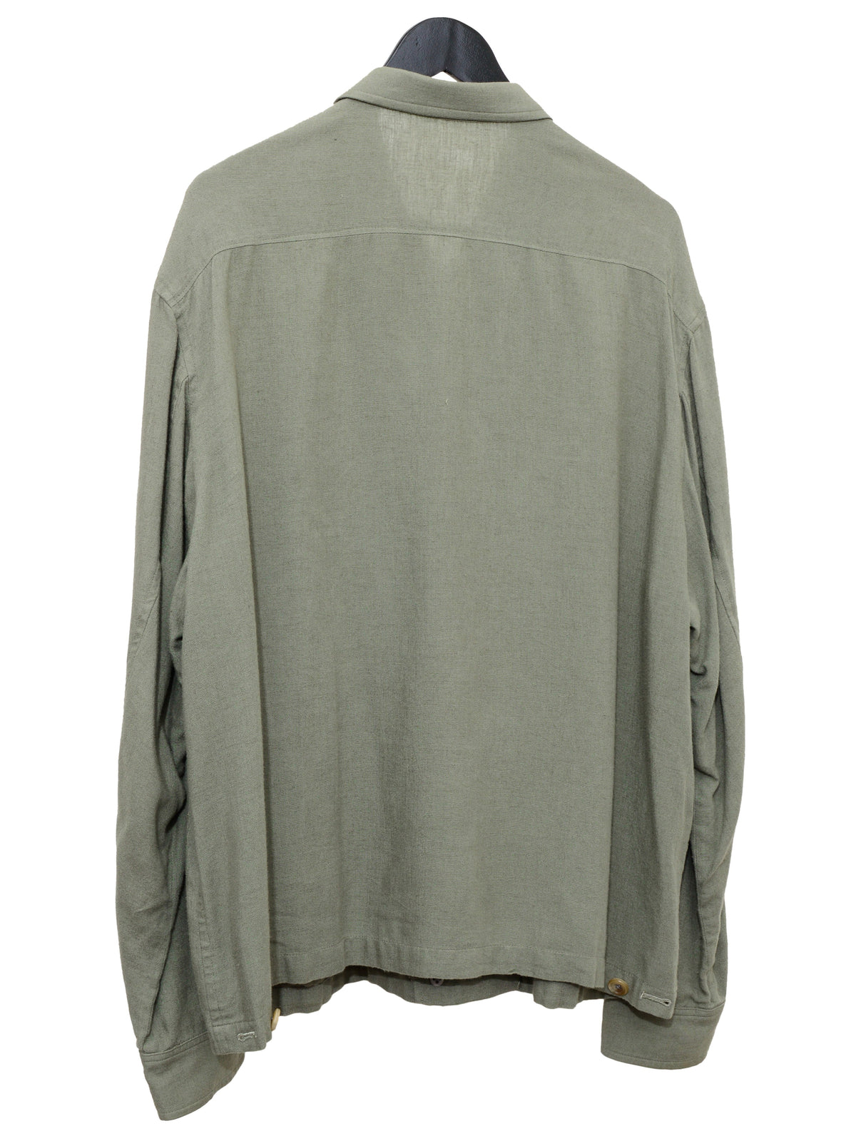 Button Front Blouson Sage