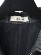 Double Zip Jacket Black