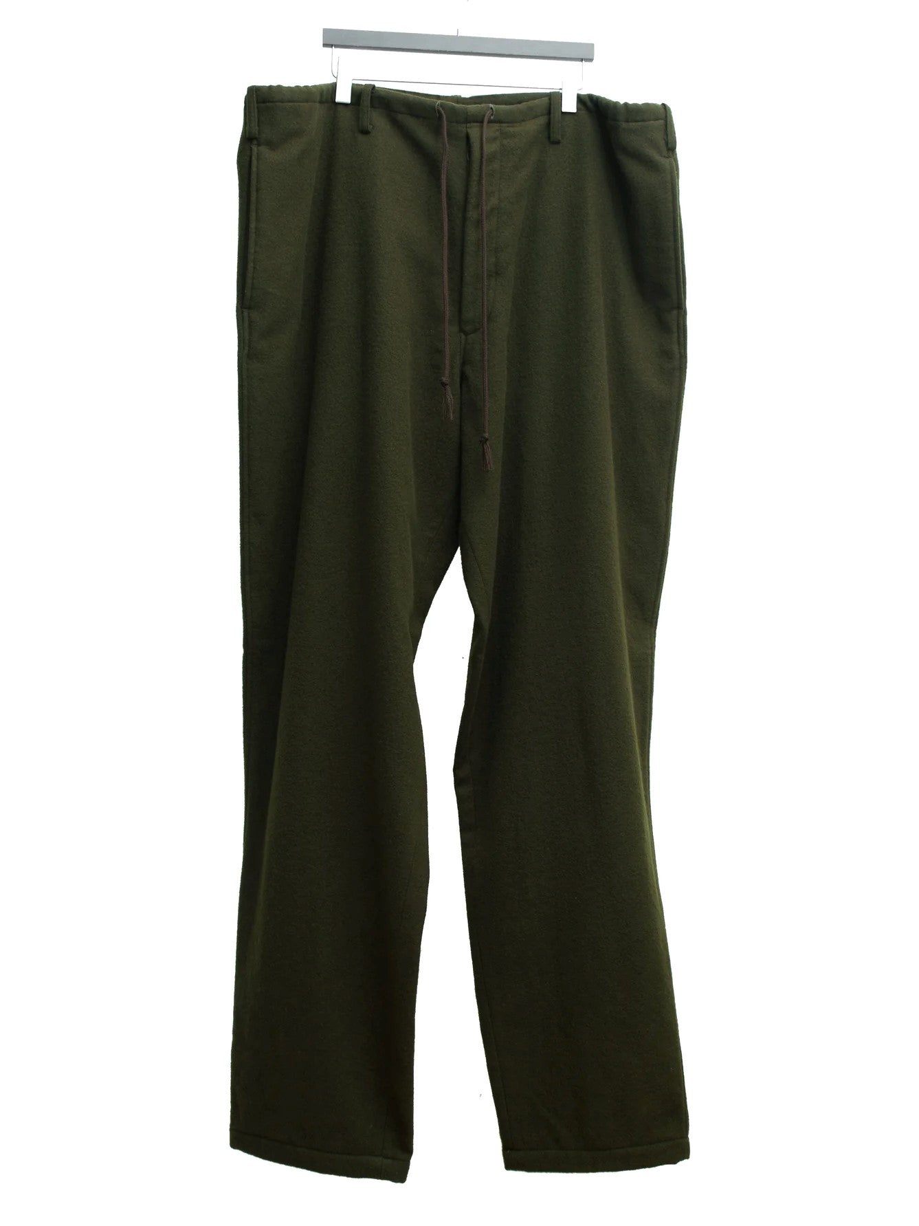 drawstring pants olive ∙ melton wool ∙ medium