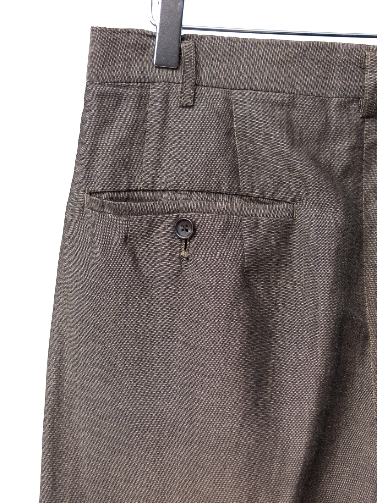 Double Pleat Trousers Bark