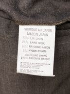 Double Pleat Trousers Bark