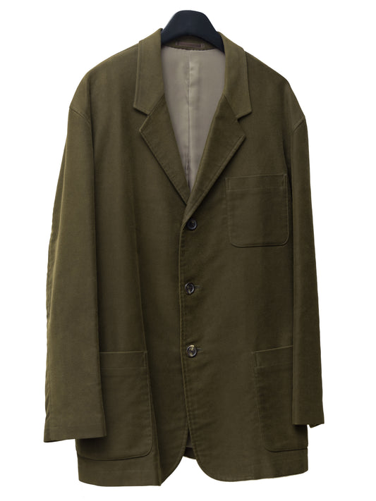 tailored jacket olive brown ∙ cotton moleskin ∙ medium