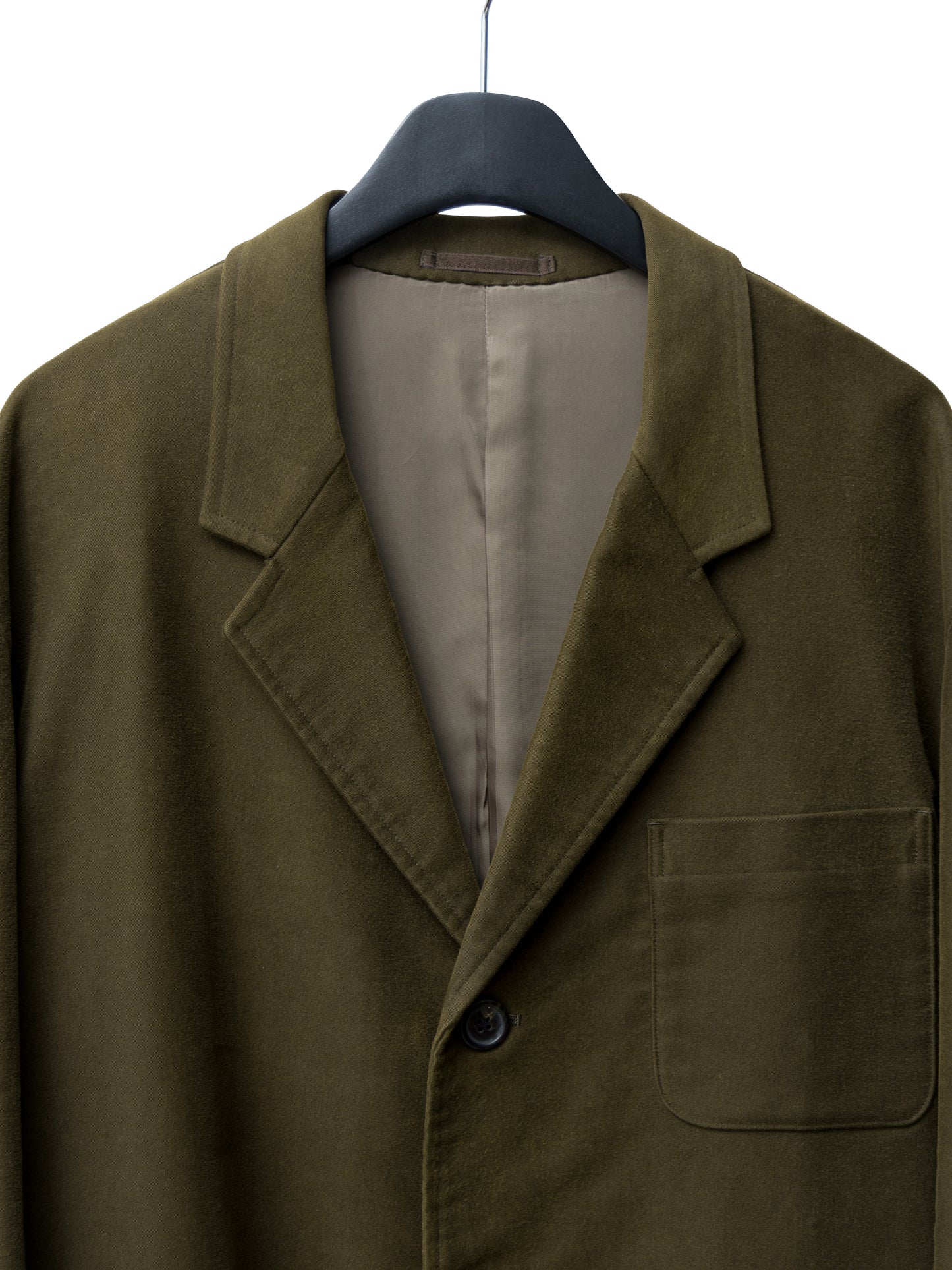 tailored jacket olive brown ∙ cotton moleskin ∙ medium