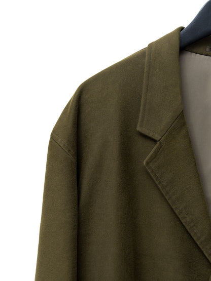 tailored jacket olive brown ∙ cotton moleskin ∙ medium