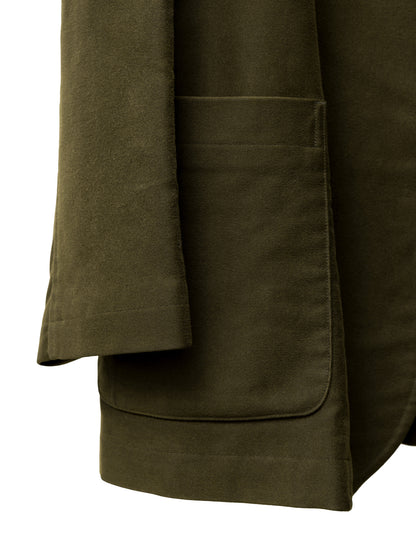 tailored jacket olive brown ∙ cotton moleskin ∙ medium