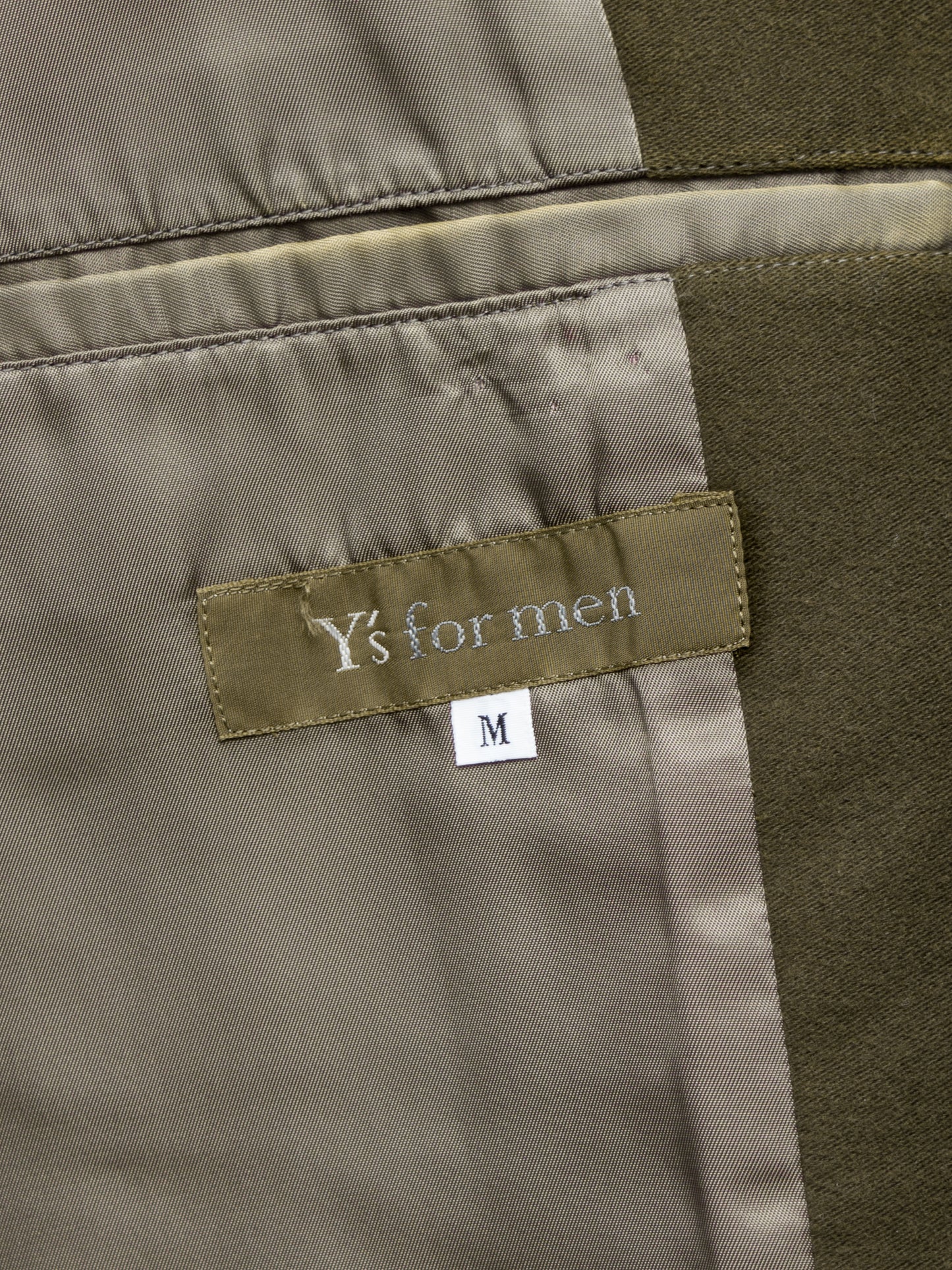 tailored jacket olive brown ∙ cotton moleskin ∙ medium