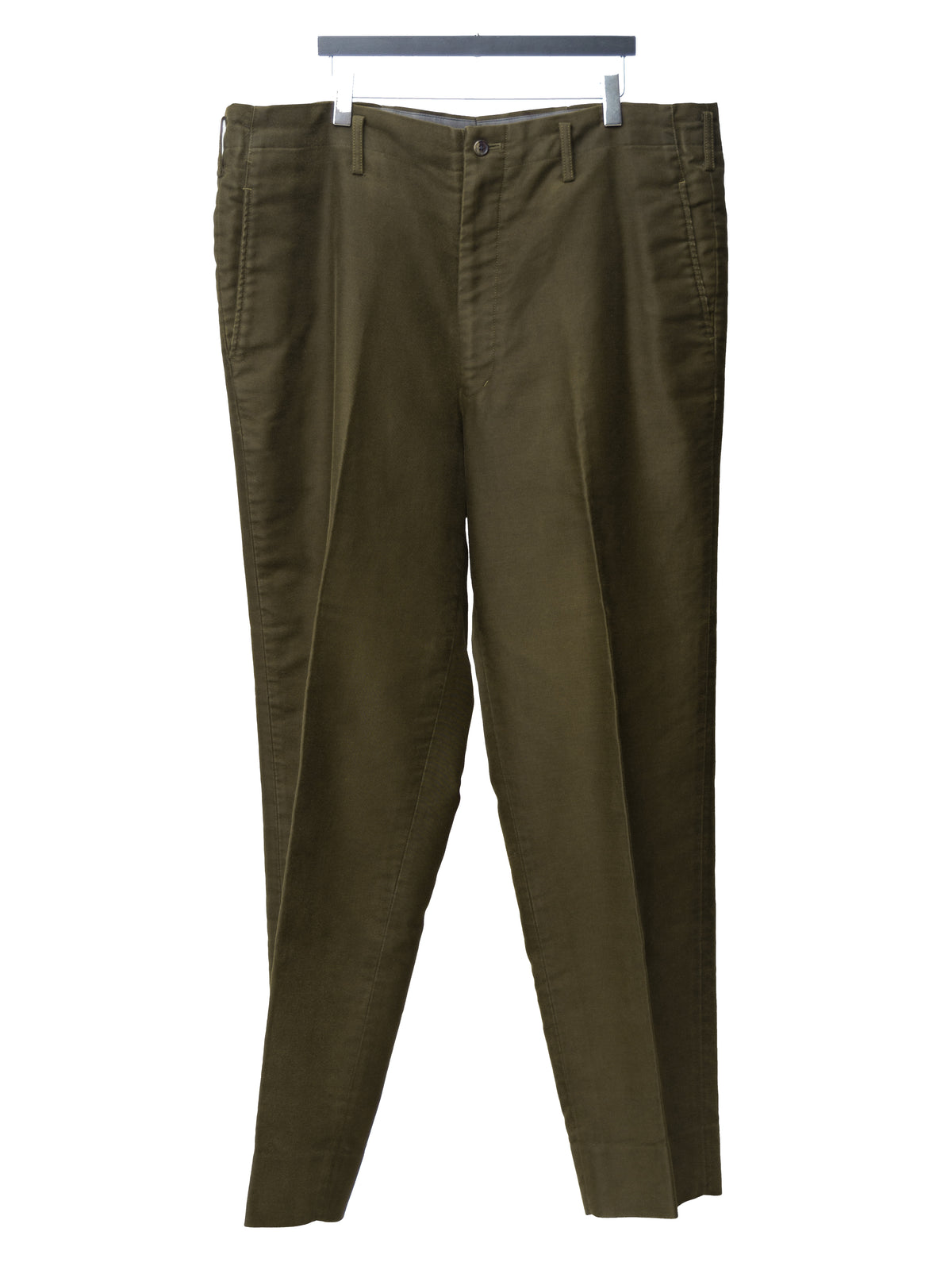 Wide Trousers Olive Brown