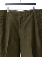 Wide Trousers Olive Brown