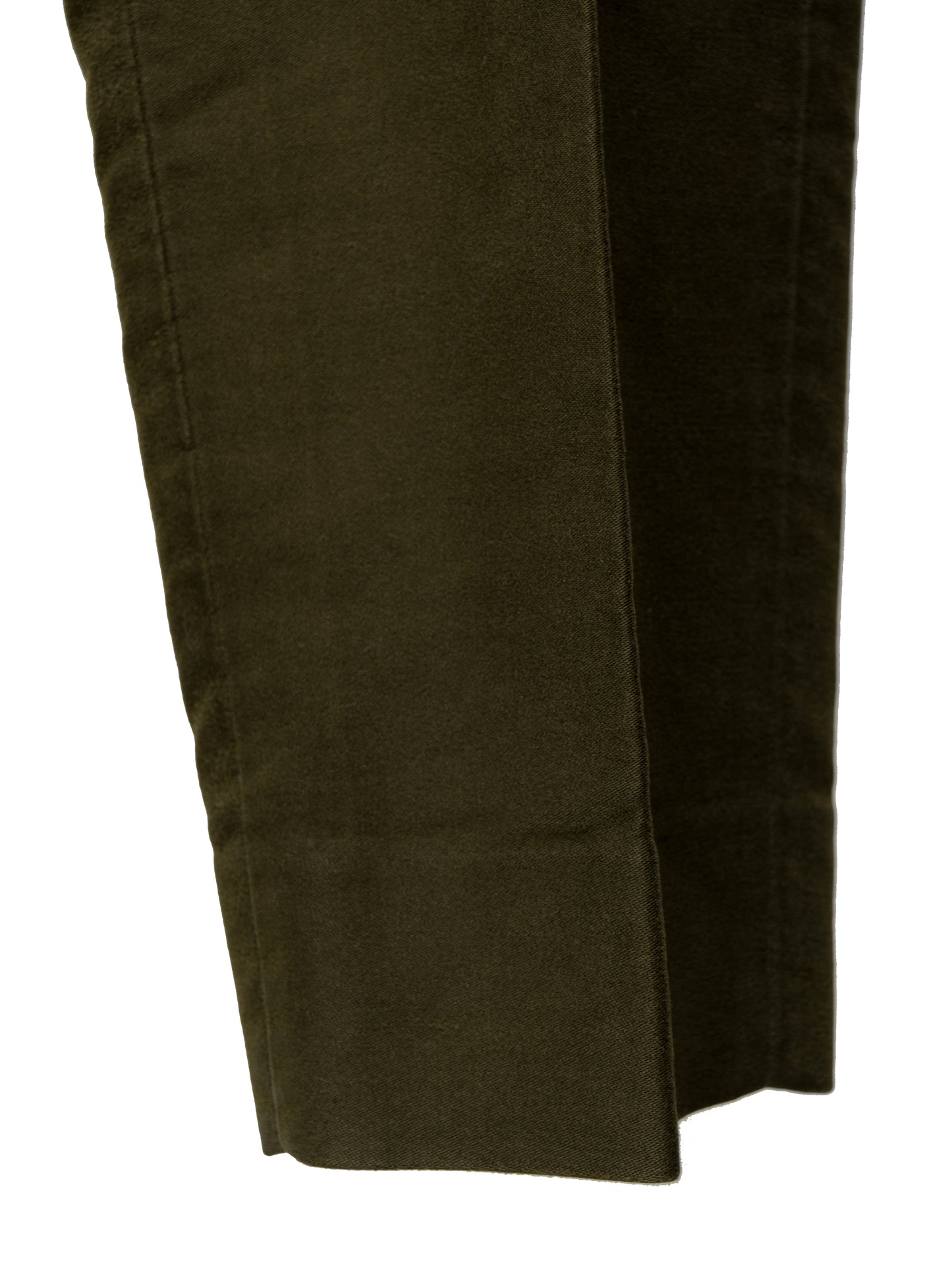 wide trousers olive brown ∙ cotton moleskin ∙ medium