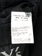 Garment Dyed Tailored Jacket Black