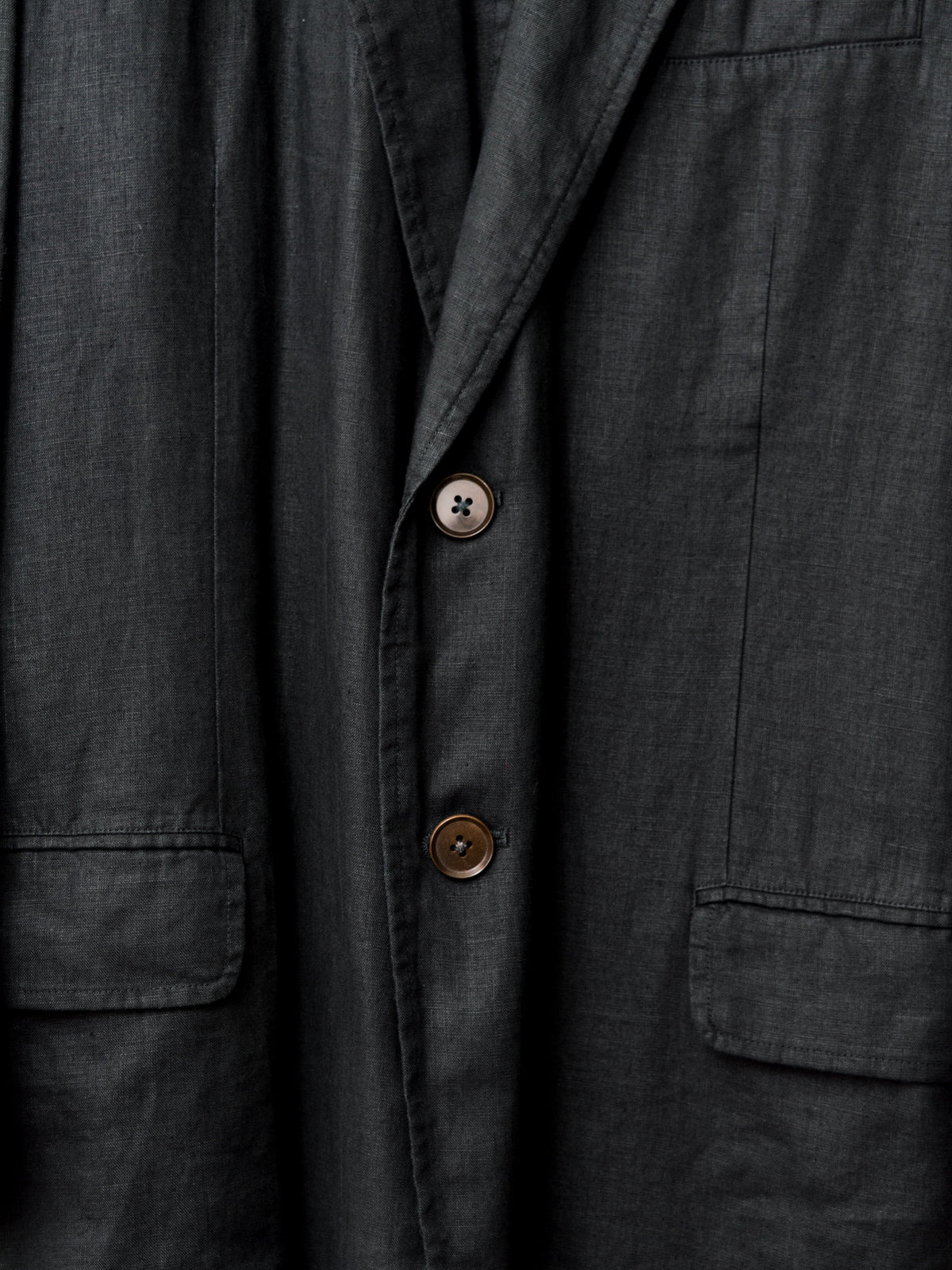 Garment Dyed Tailored Jacket Black