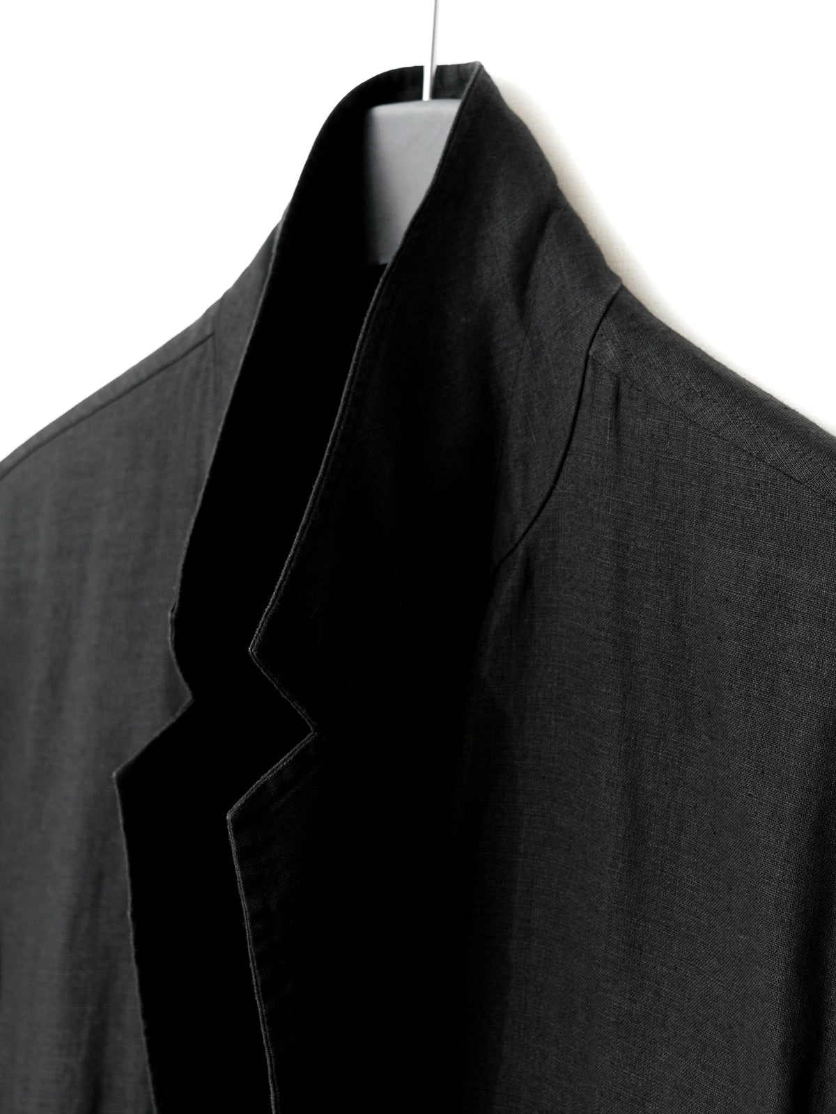 Garment Dyed Tailored Jacket Black