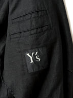 Garment Dyed Tailored Jacket Black