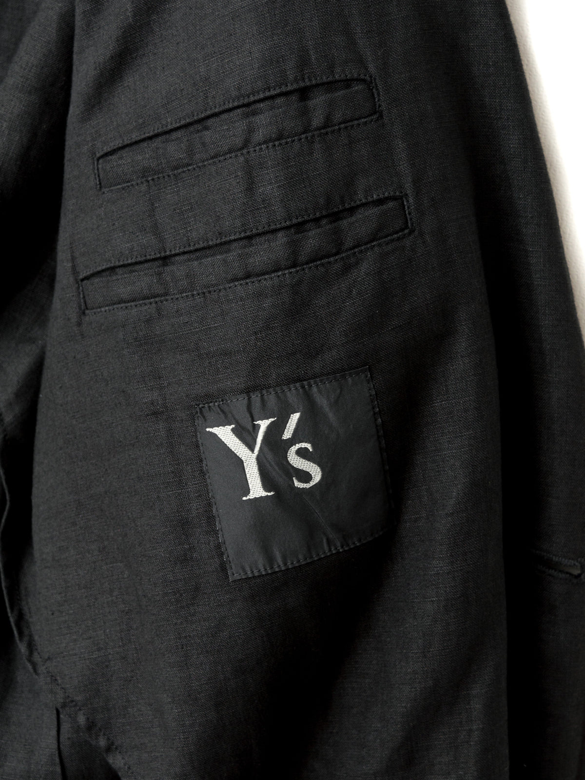 Garment Dyed Tailored Jacket Black