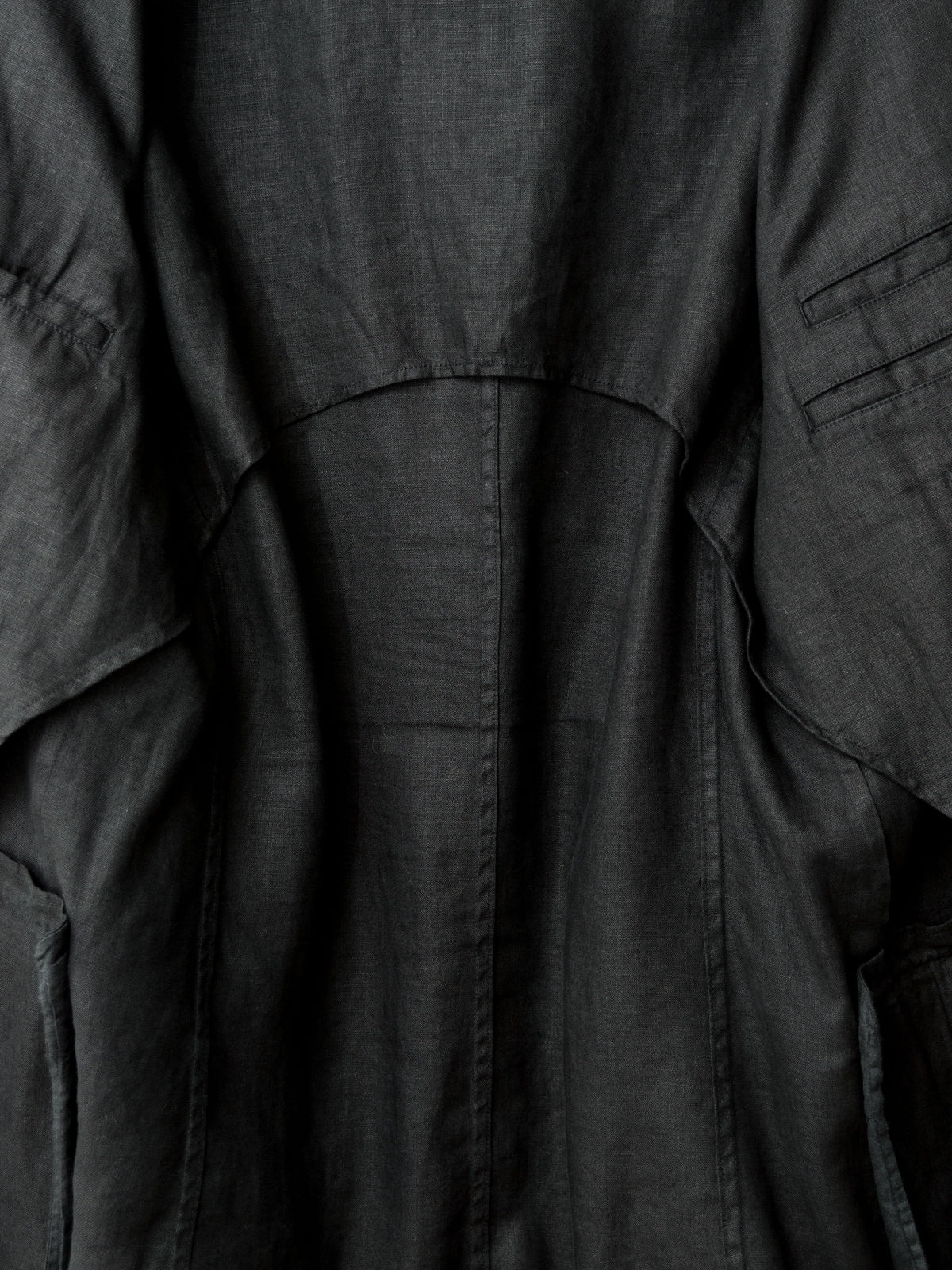 Garment Dyed Tailored Jacket Black