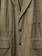 Garment Dyed Tailored Jacket Tea