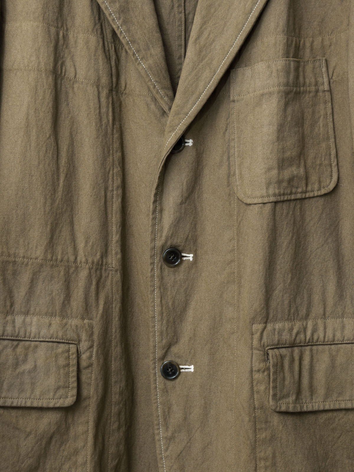 Garment Dyed Tailored Jacket Tea