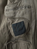 Garment Dyed Tailored Jacket Mud