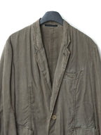 Garment Dyed Tailored Jacket Mud