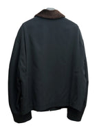 Fur Collar Blouson Black