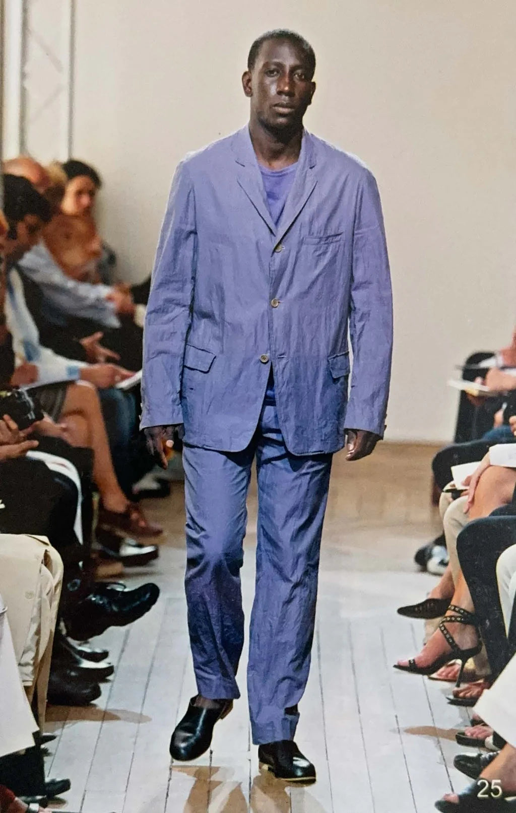 s/s 02 coverall jacket lavender grey ∙ cotton ∙ large