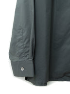 Open Collar Shirt Slate Green