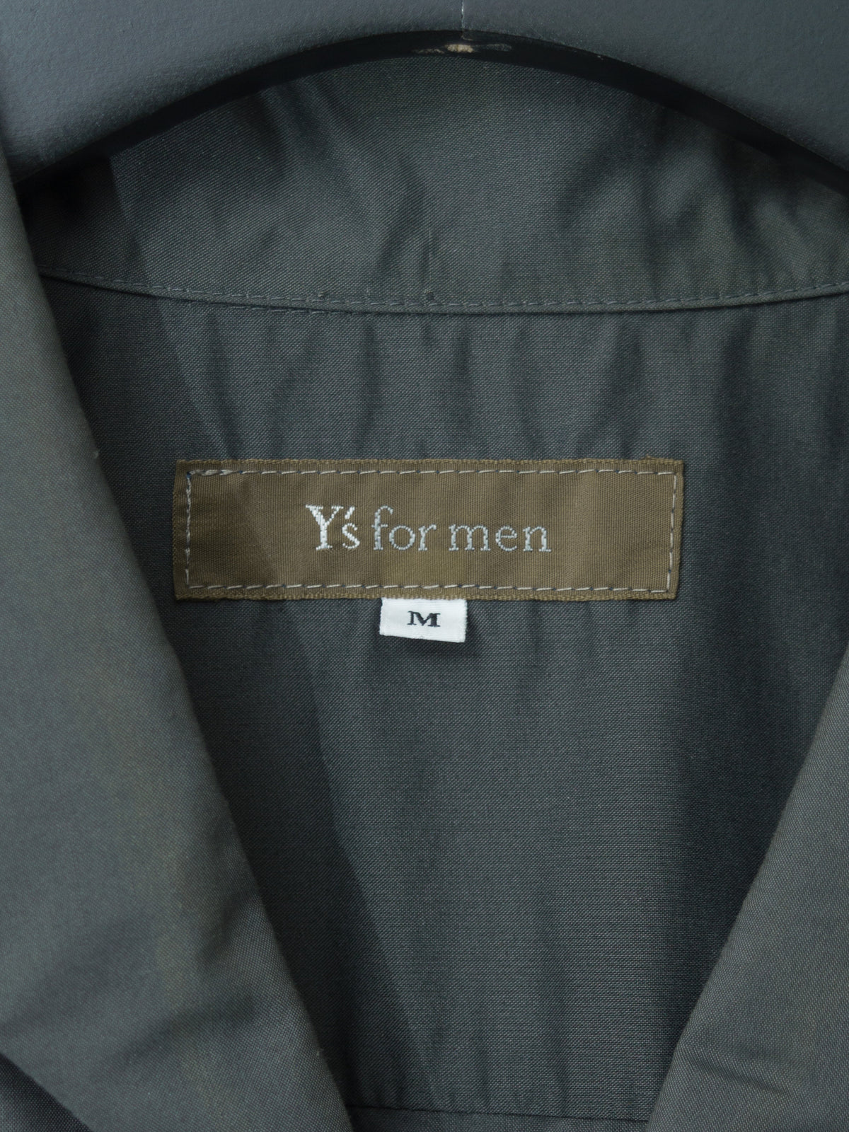 Open Collar Shirt Slate Green