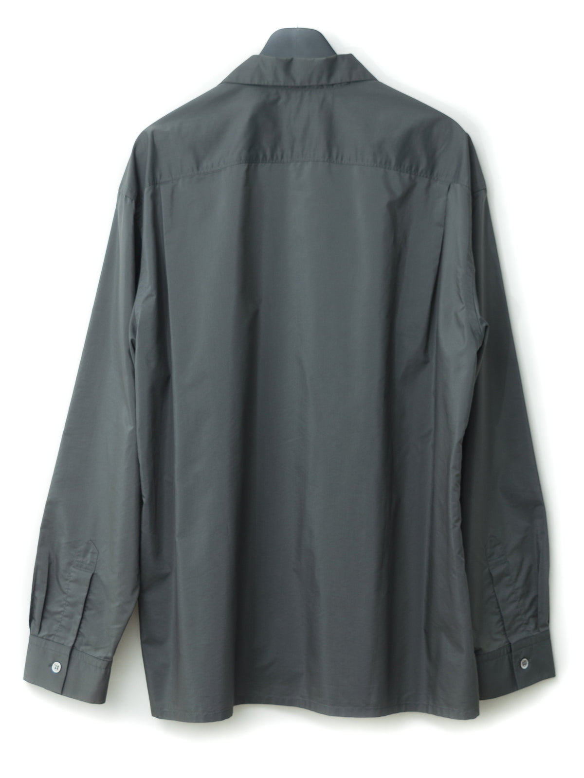 Open Collar Shirt Slate Green