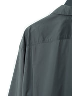 Open Collar Shirt Slate Green
