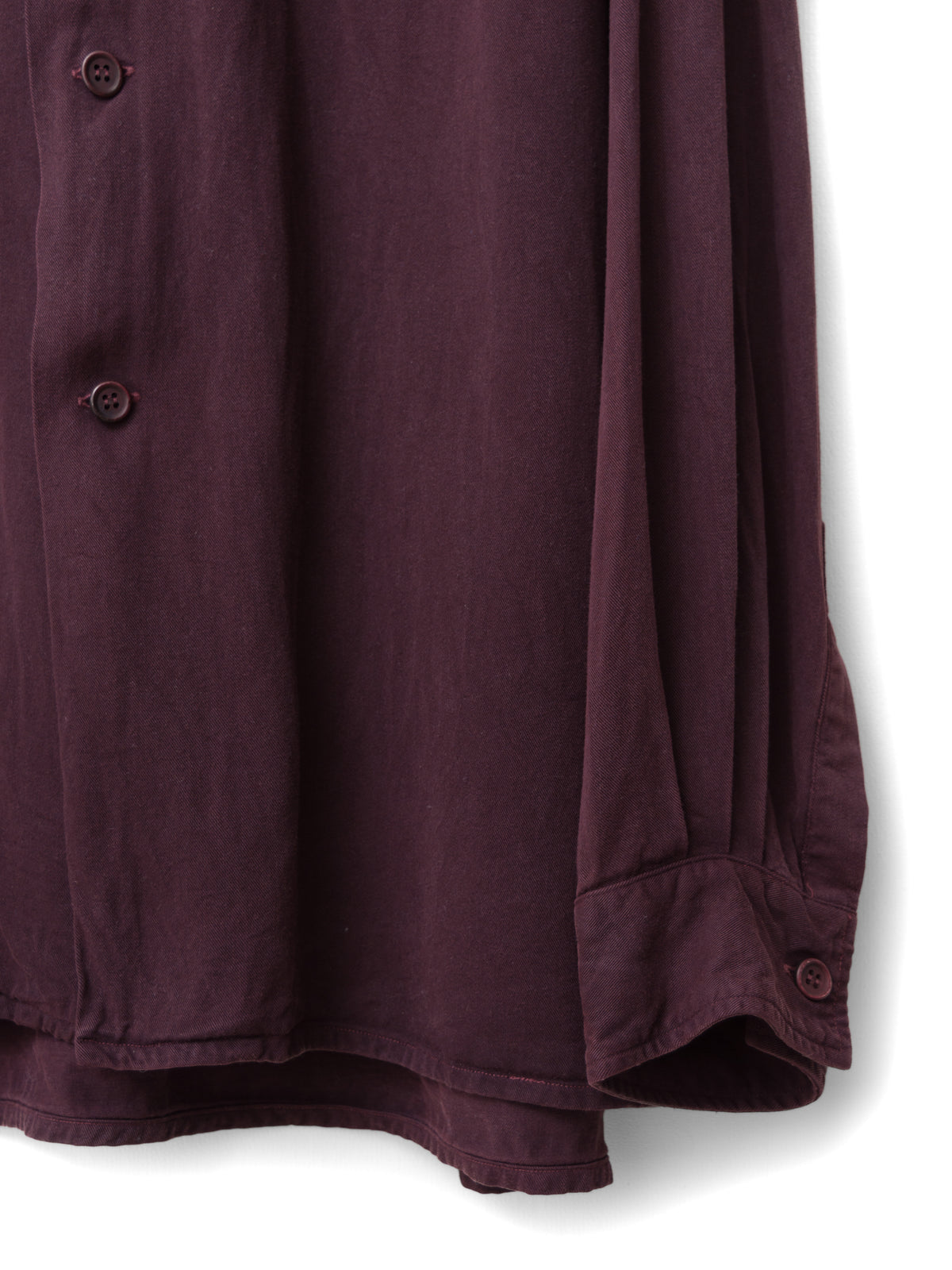 S/S 03 Garment Dyed Overshirt Cabernet