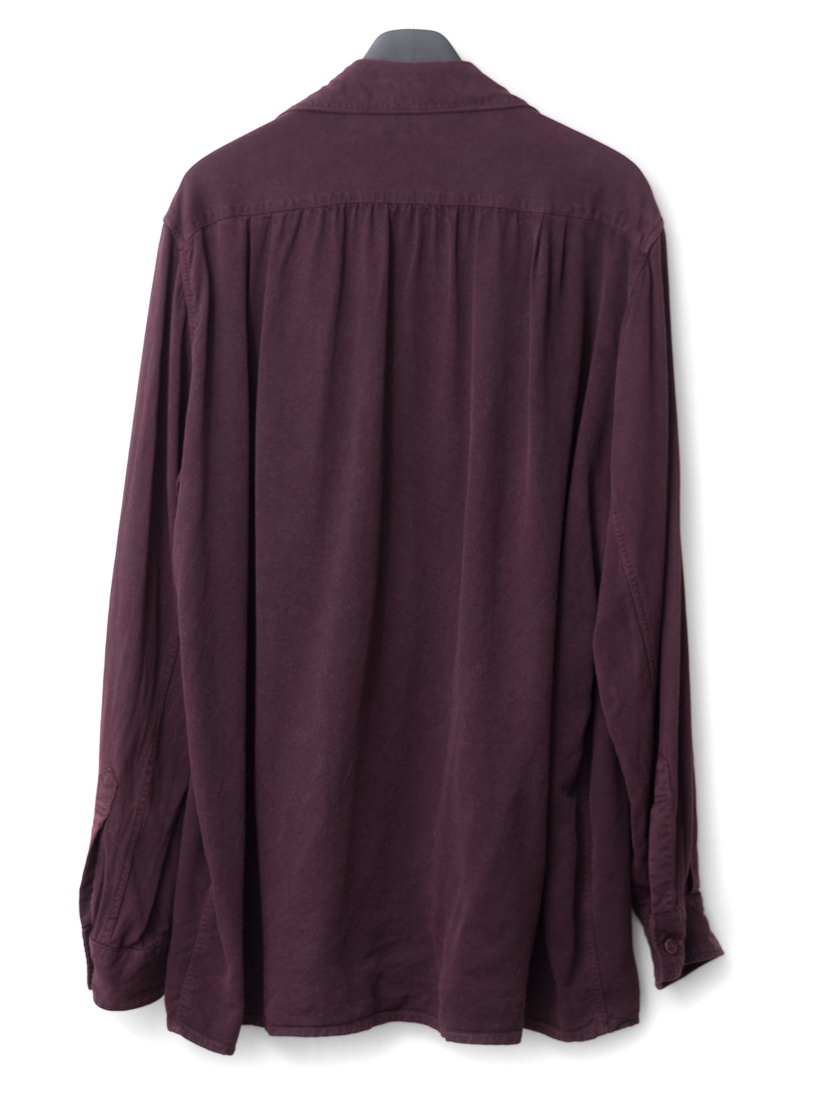 S/S 03 Garment Dyed Overshirt Cabernet
