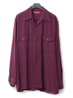 S/S 03 Garment Dyed Overshirt Merlot