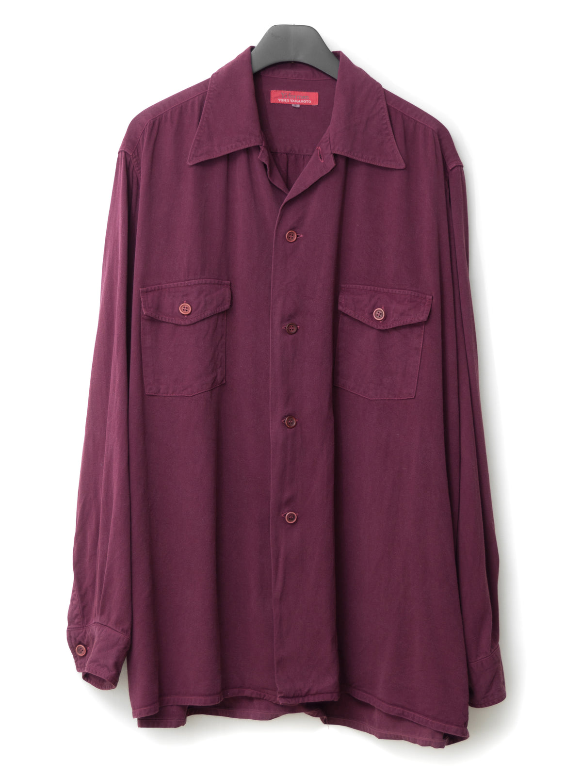 S/S 03 Garment Dyed Overshirt Merlot